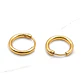 Aros argolla tubo número 1 Oro 18k - Miniatura 1