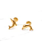Aros delfin Oro 18k - Miniatura 1