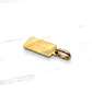 Colgante placa tallada 2 cm Oro 18k - Miniatura 2