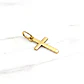 Colgante Cruz palito chica Oro 18k - Miniatura 2