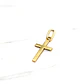 Colgante Cruz palito chica Oro 18k - Miniatura 1