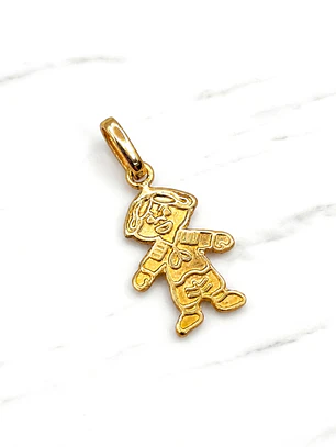 Colgante niño 2.1 cm Oro 18k