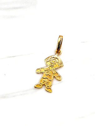 Colgante niño 2.1 cm Oro 18k