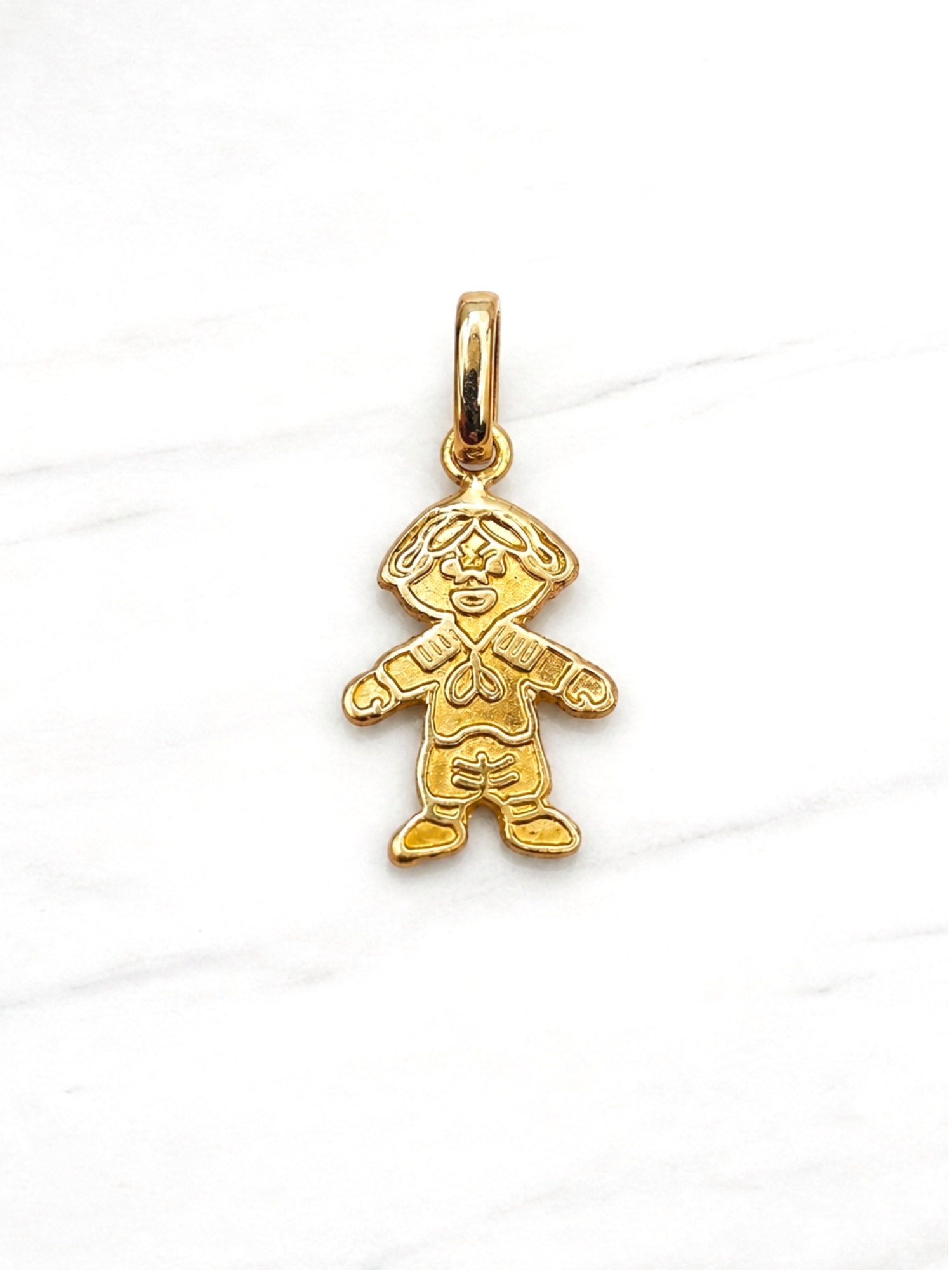 Colgante niño 2.1 cm Oro 18k 3