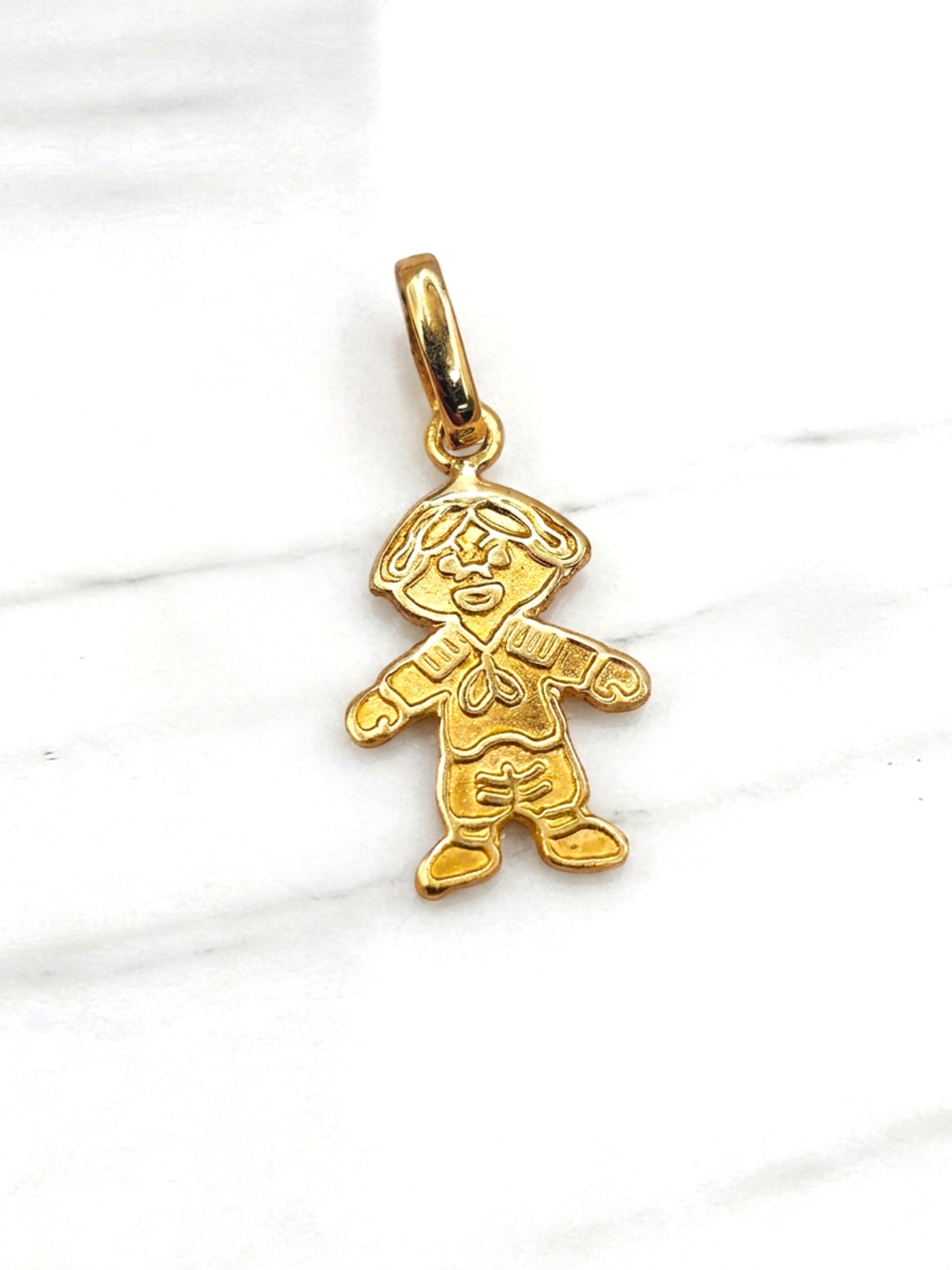 Colgante niño 2.1 cm Oro 18k 4