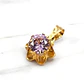 Colgante chatón Italiano 1.5 cm Oro 18k  - Miniatura 2