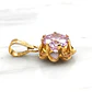 Colgante chatón Italiano 1.5 cm Oro 18k  - Miniatura 3