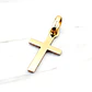 Colgante cruz palito mediana Oro 18k - Miniatura 1