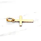 Colgante cruz palito mediana Oro 18k - Miniatura 3