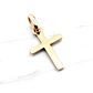 Colgante cruz palito mediana Oro 18k - Miniatura 5