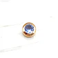 Colgante punto de luz aquamarina mediano Oro 18k - Miniatura 3