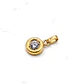 Colgante punto luz 1.1 cm Oro 18k  - Miniatura 1