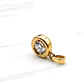 Colgante punto luz 1.1 cm Oro 18k  - Miniatura 4