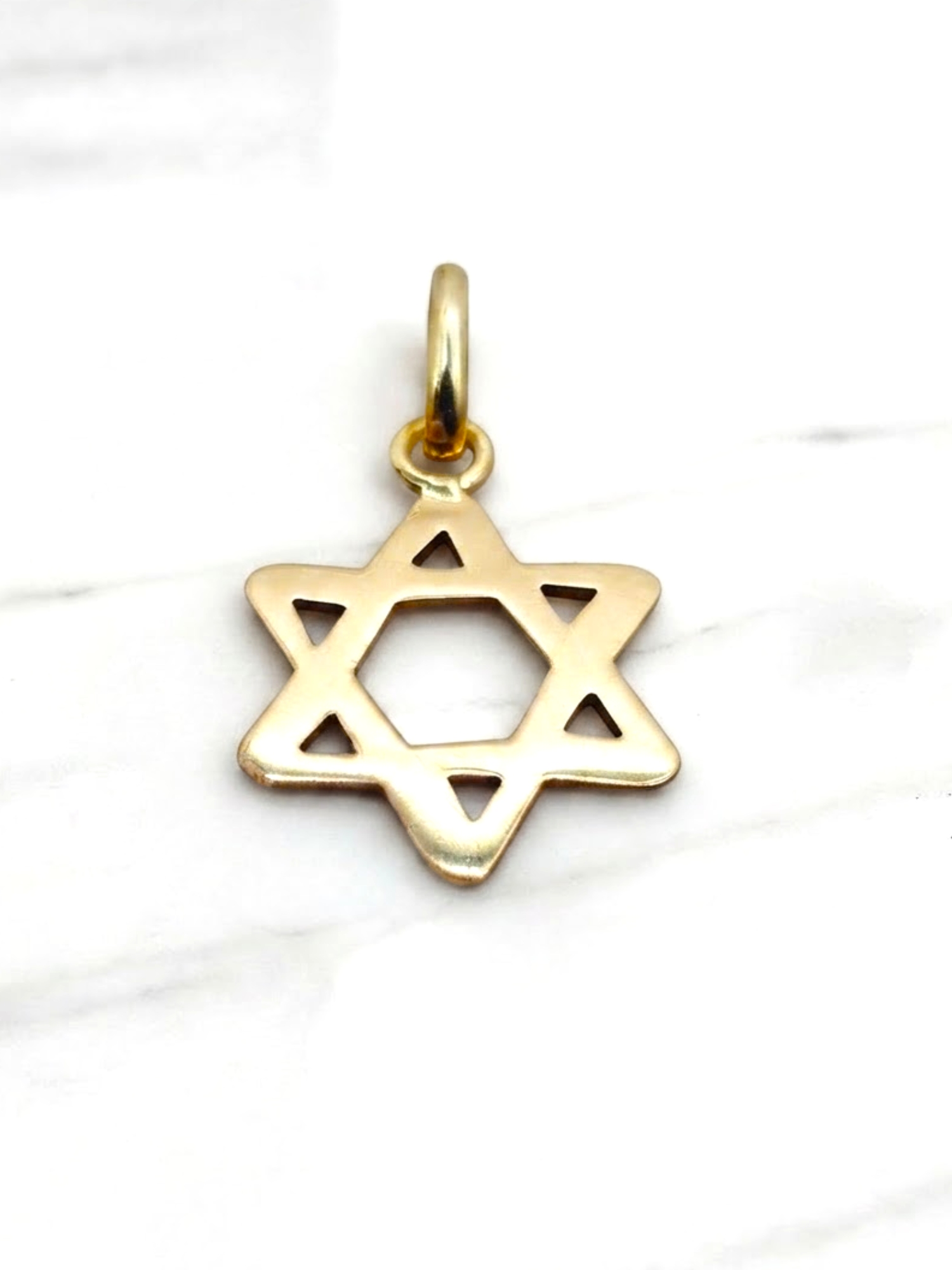 Colgante estrella de David Oro 18k 1