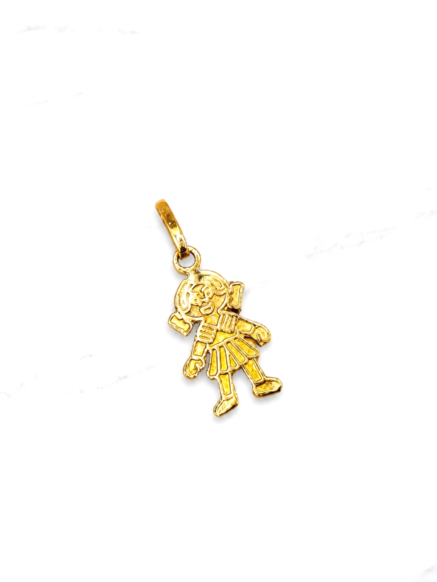 Colgante niña 2 cm Oro 18k  1