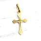 Colgante cruz tallada Oro 18k - Miniatura 3