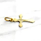 Colgante cruz tallada Oro 18k - Miniatura 4