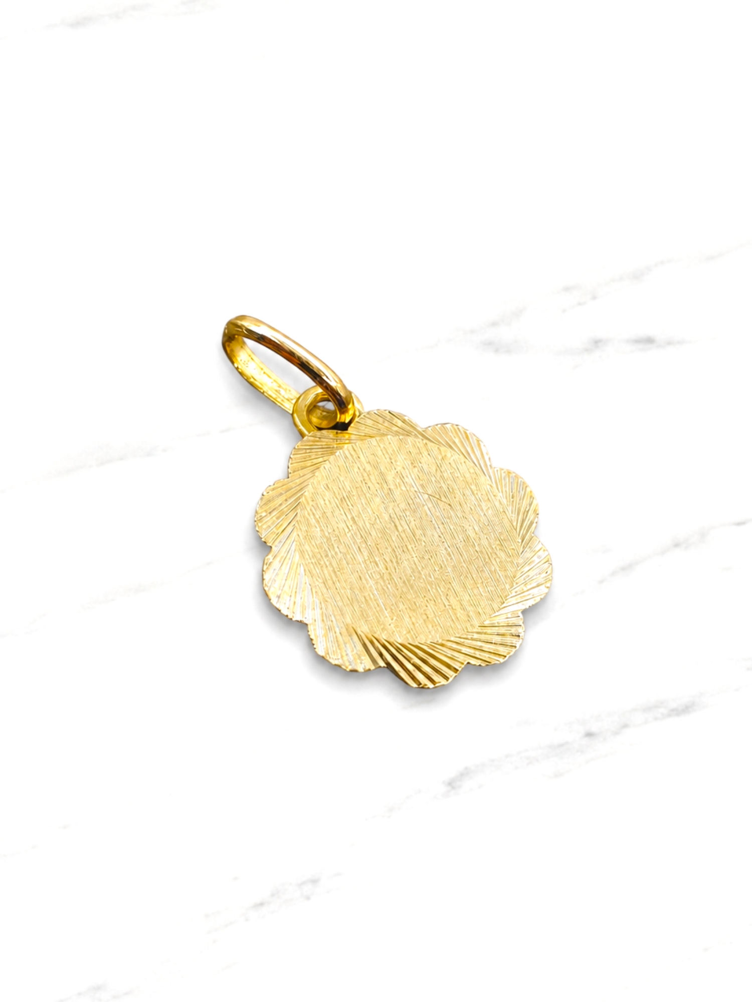 Colgante flor 1.4 cm Oro 18k 1