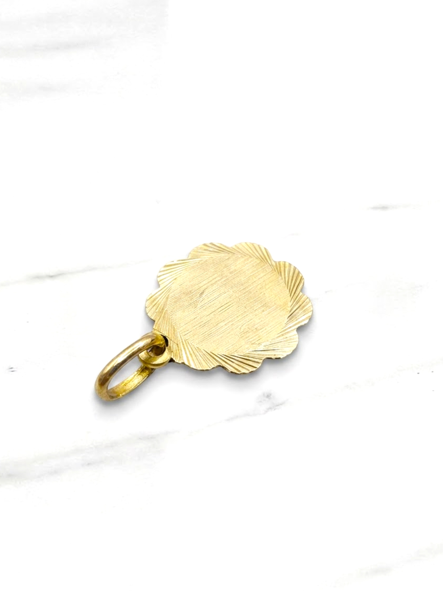 Colgante flor 1.4 cm Oro 18k 4