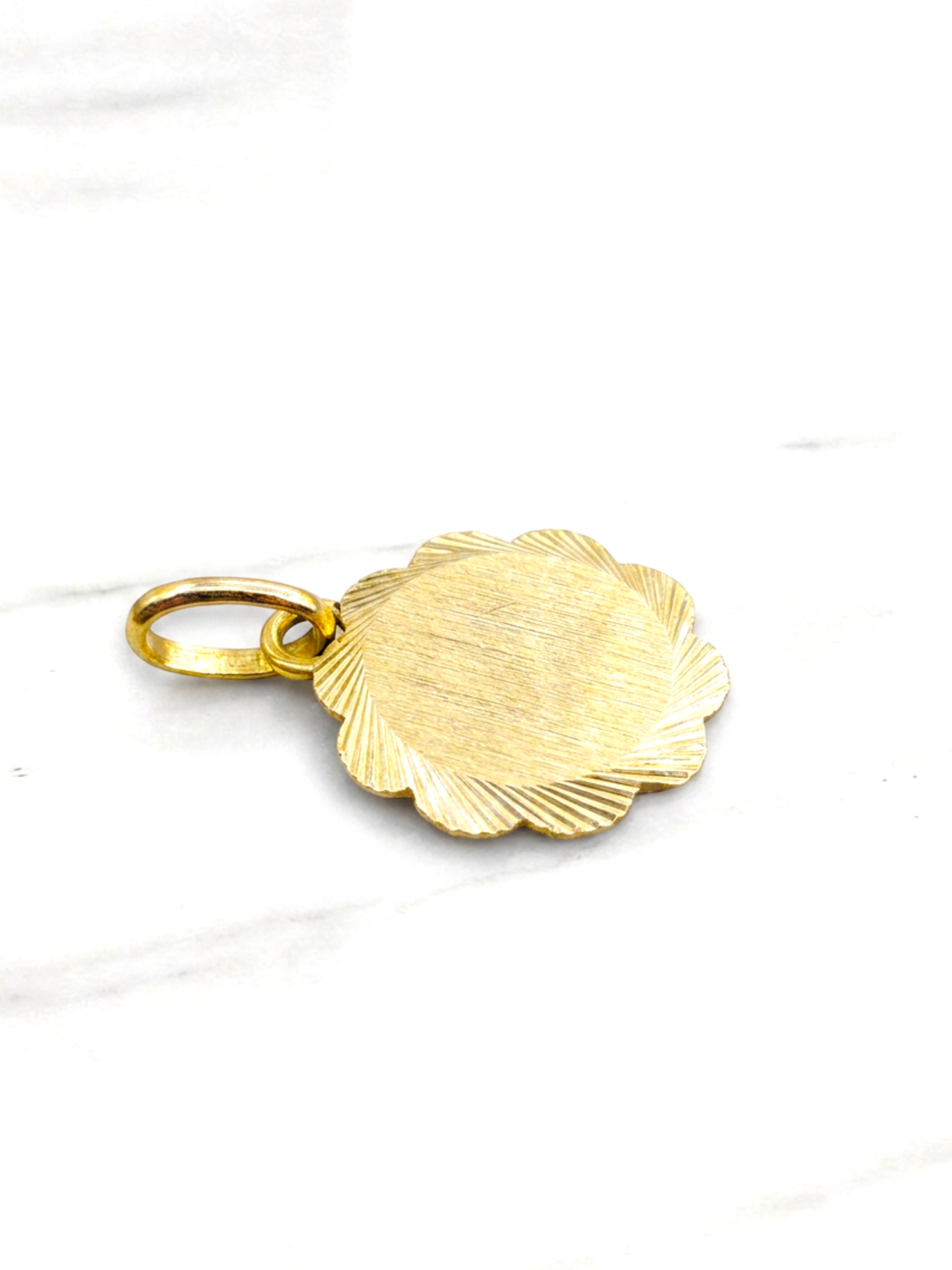 Colgante flor 1.4 cm Oro 18k 2