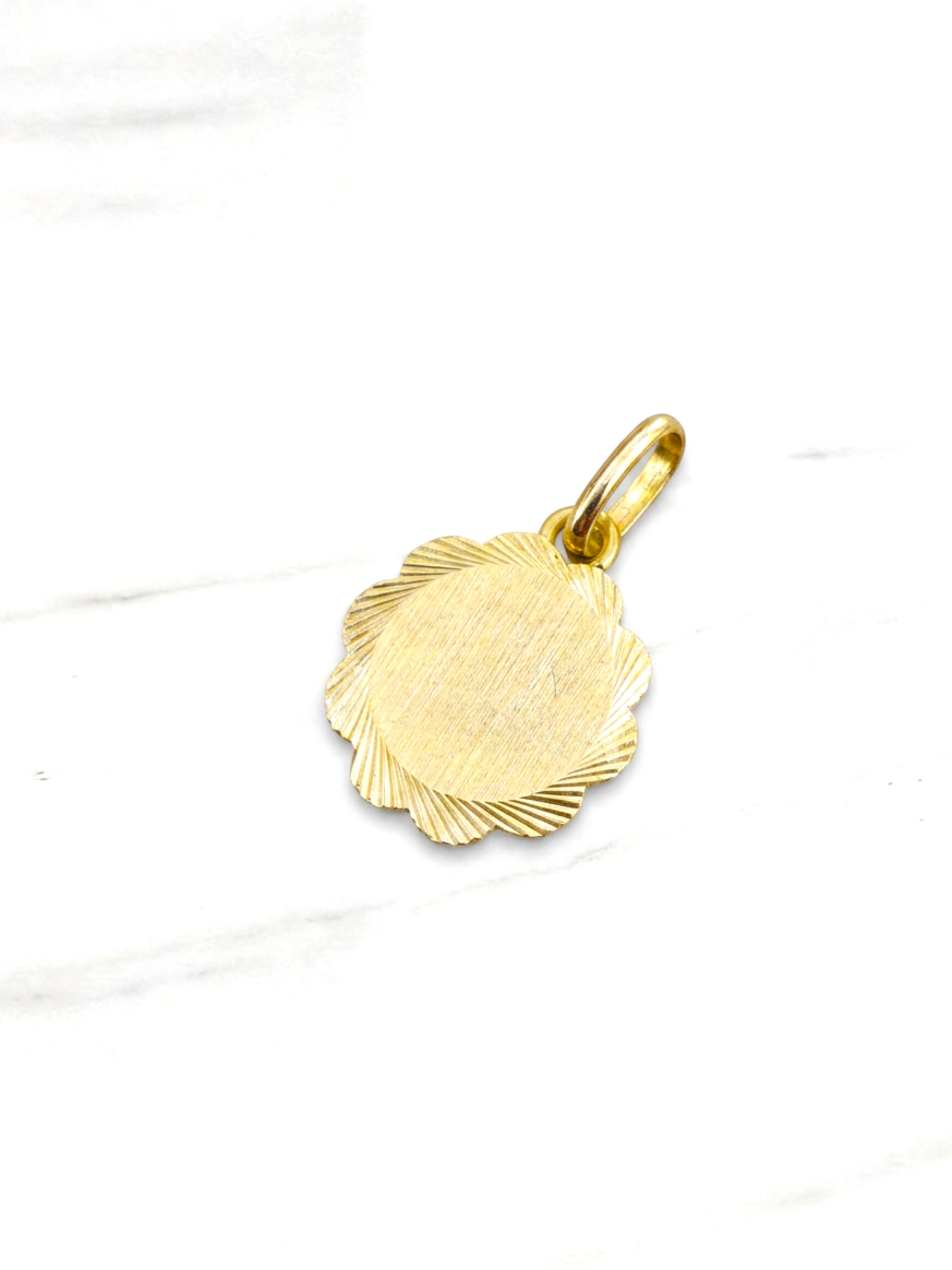 Colgante flor 1.4 cm Oro 18k 3