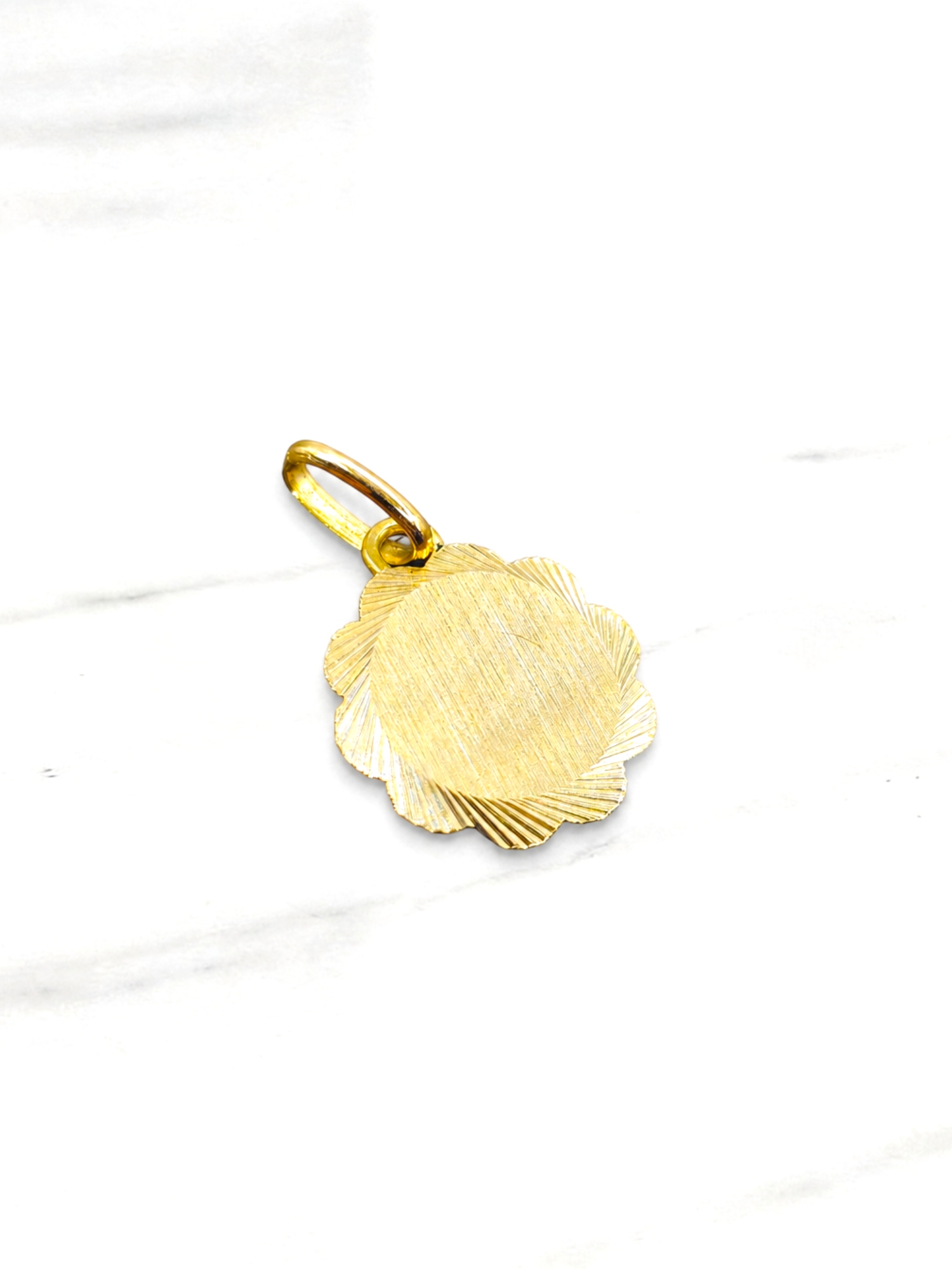 Colgante flor 1.4 cm Oro 18k 5