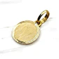 Colgante disco satinado chico Oro 18k - Miniatura 1