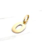 Colgante inicial 2 cm Oro 18k - Miniatura 7