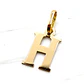 Colgante inicial 2 cm Oro 18k - Miniatura 10