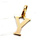 Colgante inicial 2 cm Oro 18k - Miniatura 13