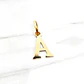 Colgante inicial 2 cm Oro 18k - Miniatura 15