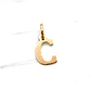 Colgante inicial 2 cm Oro 18k - Miniatura 17