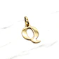 Colgante inicial 2 cm Oro 18k - Miniatura 19