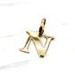 Colgante inicial 2 cm Oro 18k - Miniatura 20