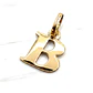 Colgante inicial 2 cm Oro 18k - Miniatura 21