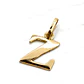 Colgante inicial 2 cm Oro 18k - Miniatura 25
