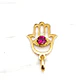 Colgante mano de fátima rubí mediano Oro 18k - Miniatura 3