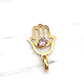 Colgante mano de Fátima rosa de Francia Oro 18k - Miniatura 4