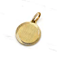 Colgante disco 1.5 cm Oro 18k  - Miniatura 3