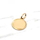 Colgante disco 1.5 cm Oro 18k  - Miniatura 4