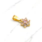 Colgante rosa circónes rosa de Francia Oro 18k - Miniatura 1