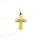 Colgante cruz cristo Oro 18k - Miniatura 4
