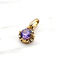 Colgante chatón Amatista oro 18k  - Miniatura 3