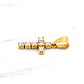 Colgante cruz circones Oro 18k  - Miniatura 3