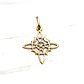Colgante nudo de bruja silueta Oro 18k  - Miniatura 4