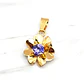 Colgante flor amatista Oro 18k - Miniatura 4