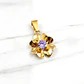 Colgante flor amatista Oro 18k - Miniatura 5