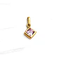 Colgante rombo Rosa de Francia Oro 18k - Miniatura 2