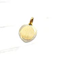 Colgante disco corazón tallado Oro 18k - Miniatura 5
