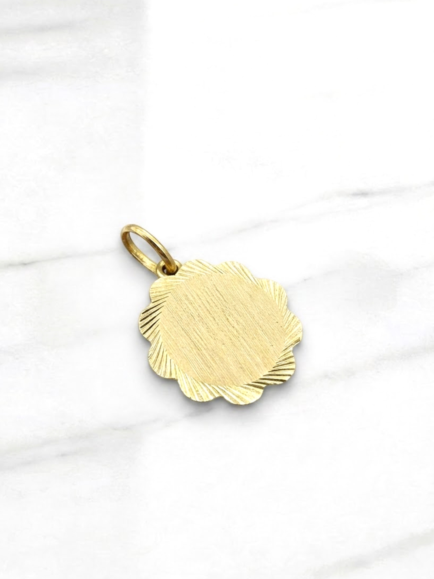 Colgante flor 1.7 cm Oro 18k 4